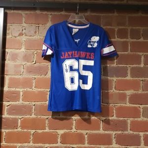 Vintage look Jayhawk Jersey